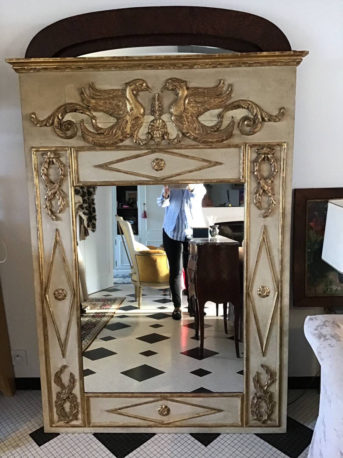 Trumeau mirror