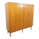 Vintage oak wardrobe from the 1960s.
