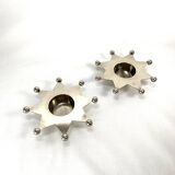 Bougeoirs Chrome