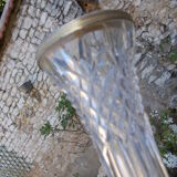 Old vase on molded glass standing