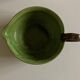 Green glazed earthenware bowl from Dieulefit 1960