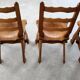 Brutalist dining chairs | vintage chairs | 1950s | oak