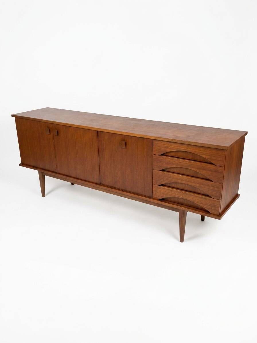 Scandinavian teak sideboard from the 1960s.