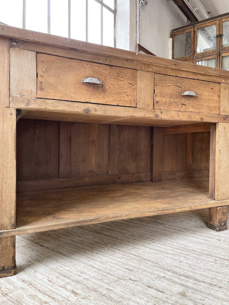 Comptoir en chêne XXL 260 cm