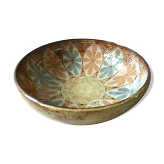 Ceramic dish signed Vallauris Malarmey 60s