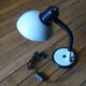 White articulated desk lamp, vintage 1960s