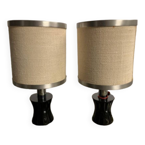 Paire lampes de chevet