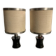 Pair of vintage 70's bedside lamps