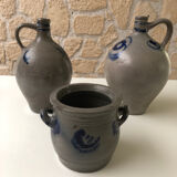Lot de 3 jarres en grès