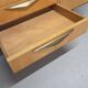 Vintage low enfilade from the 50s/60s – sculptural handles & tapered legs