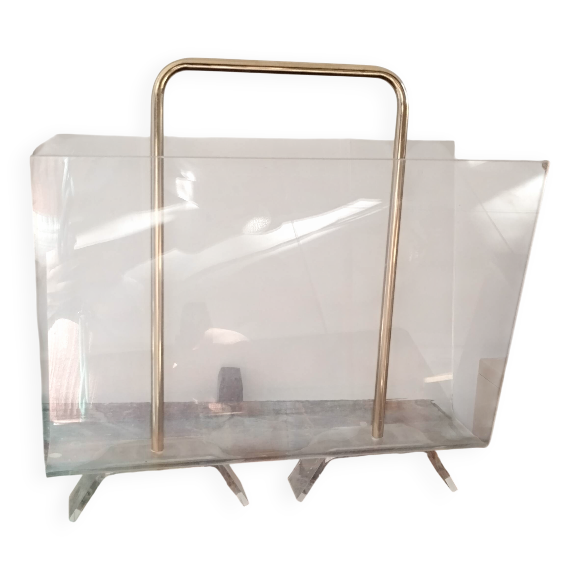 Acrylic magazine rack