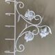 Metal wall towel rail