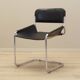 Leather chair, Italian design, 1970s, production: Italy