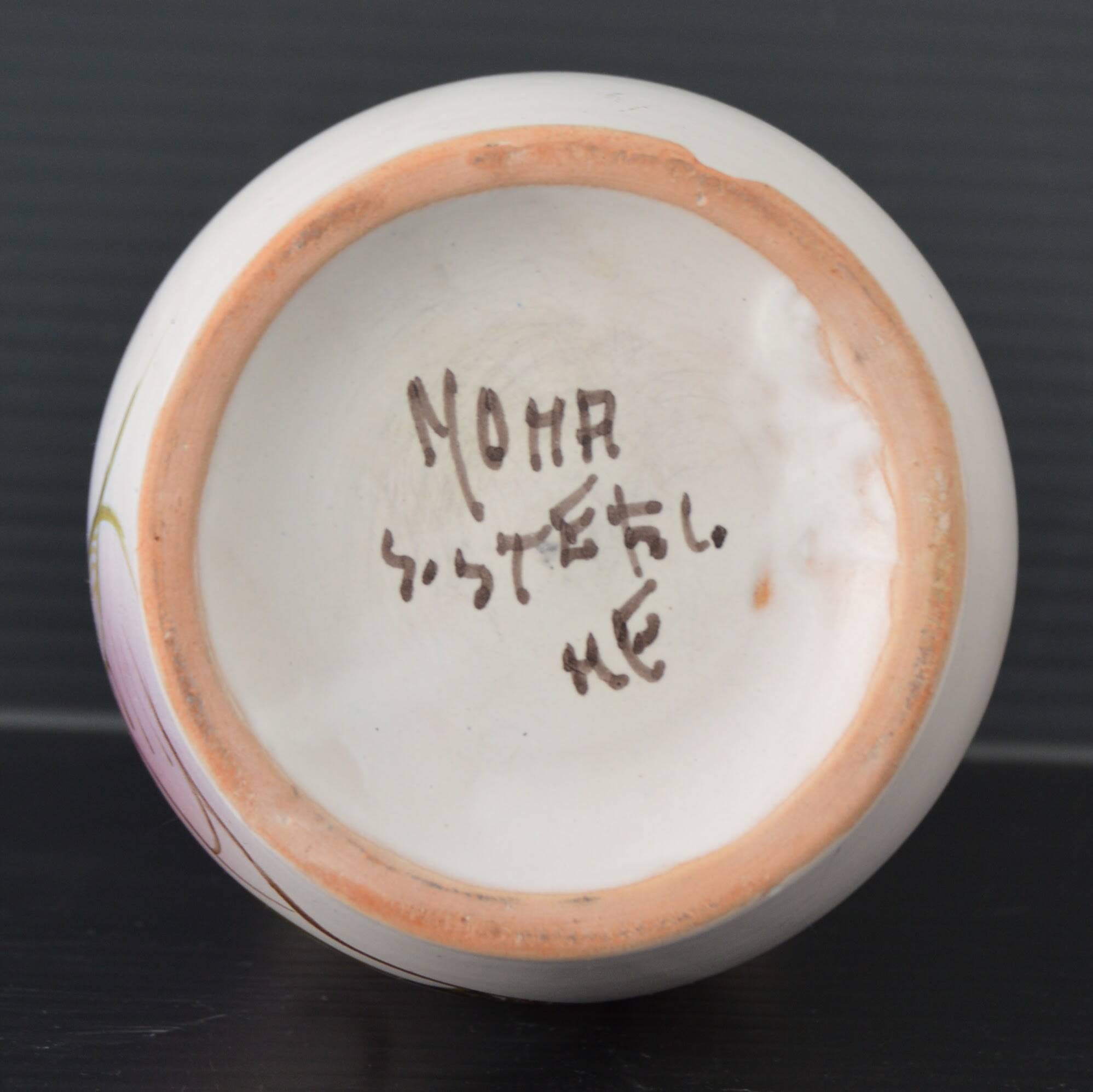Ceramic vase by Cianciolo Noma, signed 1960