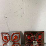 Vintage lava wall lamps