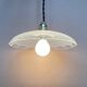 Small antique glass pendant light
