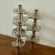 Trio of 1960s vintage candle holder by Stoff Nagel