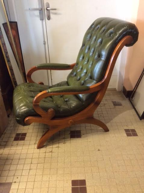 Chesterfield type armchair