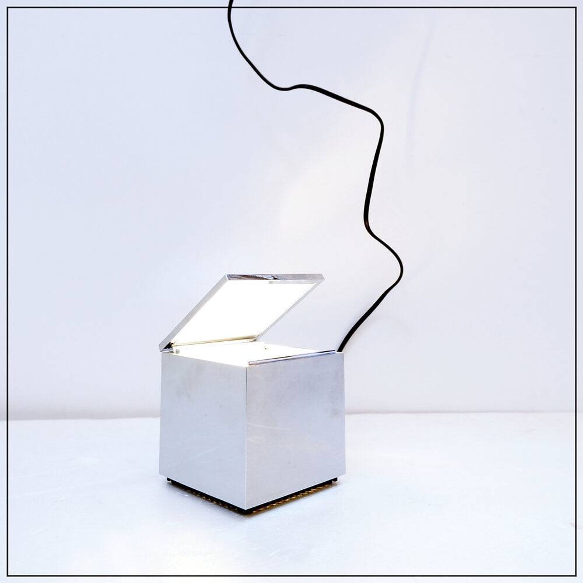 Cube lamp Cuboluce by Franco Bettonica, Mario Melocchi for Cini & Nils - 1970s