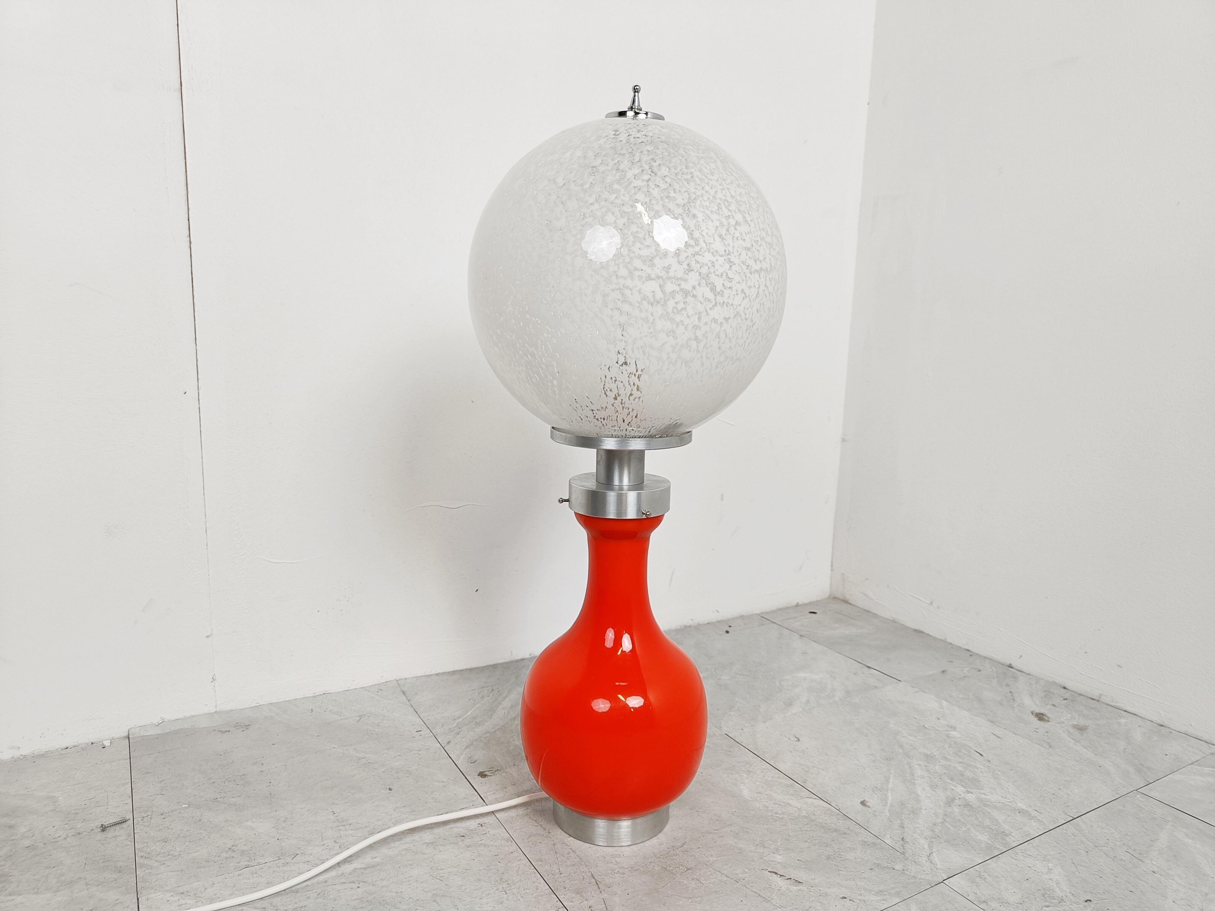 Lampe de table vintage par Mazzega, années 1960