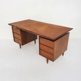 Bureau en teck du milieu du siècle, Pays-Bas des années 1960