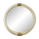 Venetian Round "Torgiglione-Torchon" Murano Glass Wall Mirror