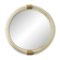Venetian Round "Torgiglione-Torchon" Murano Glass Wall Mirror