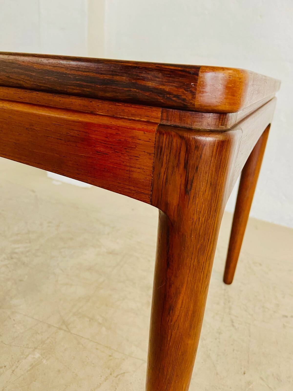 Vintage Danish mid-century rosewood coffee table 1970s