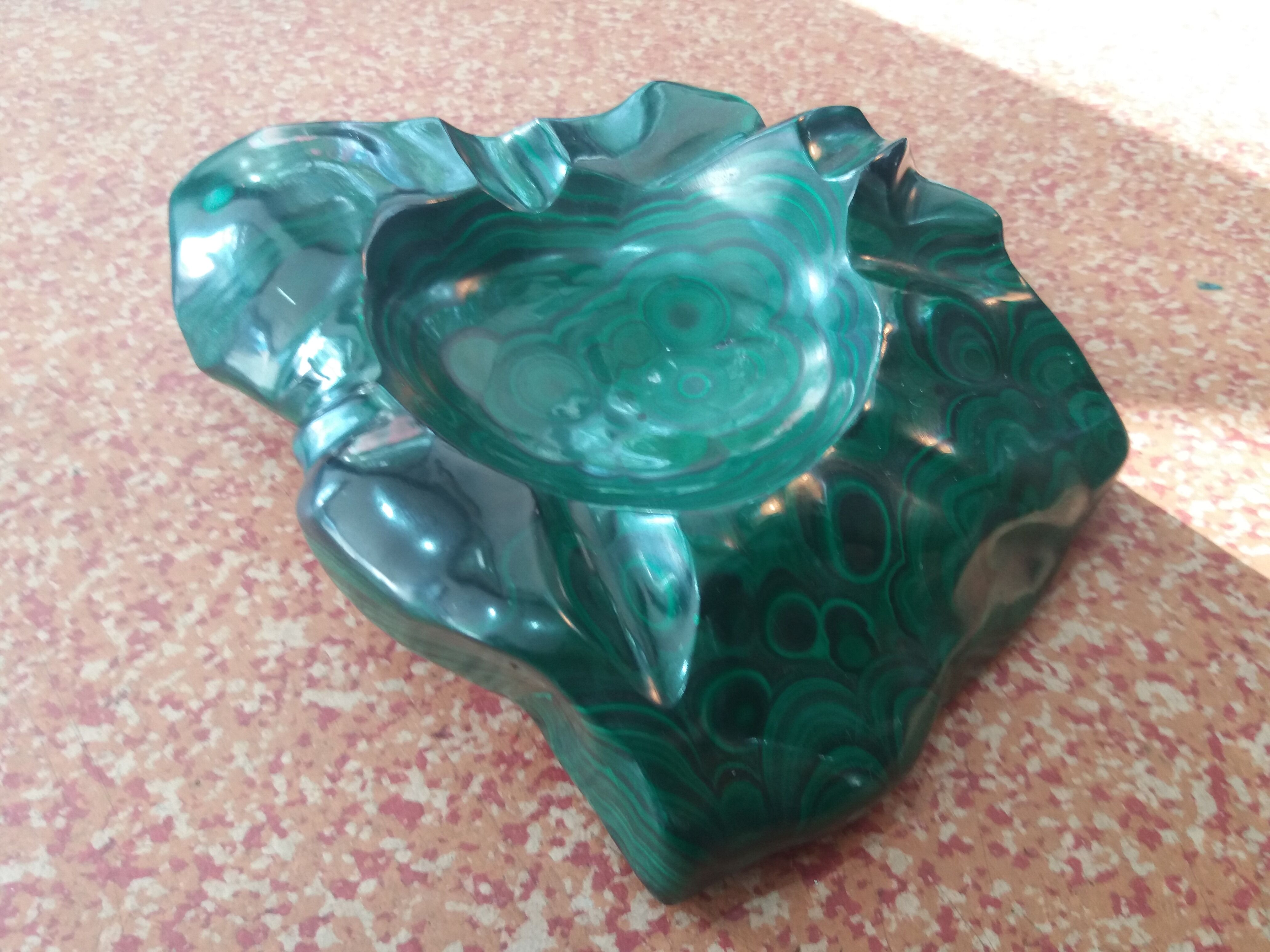Ashtray malachite