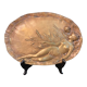 Bronze empty pocket of woman and child with reeds circa 1900