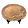 Bronze empty pocket of woman and child with reeds circa 1900