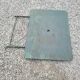 Old folding iron garden table