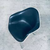 Mid-Century Black Leather Dax Armchair by Charles & Ray Eames for Herman Miller, 1960s