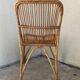 Chair and armchair in vintage rattan 1950