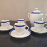Service à café Porcelaine de Limoges 4 tasses
