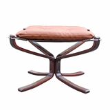 Fauteuil Falcon et son Ottoman, Sigurd Ressell pour Vatne Mobler, Années 70