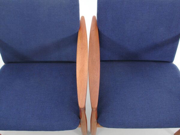 Paire de fauteuils scandinave en teck