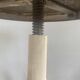 Adjustable metal pharmacy stool