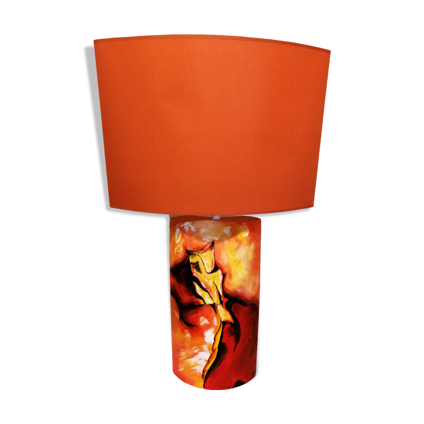 Lamp signed L. Drimmer