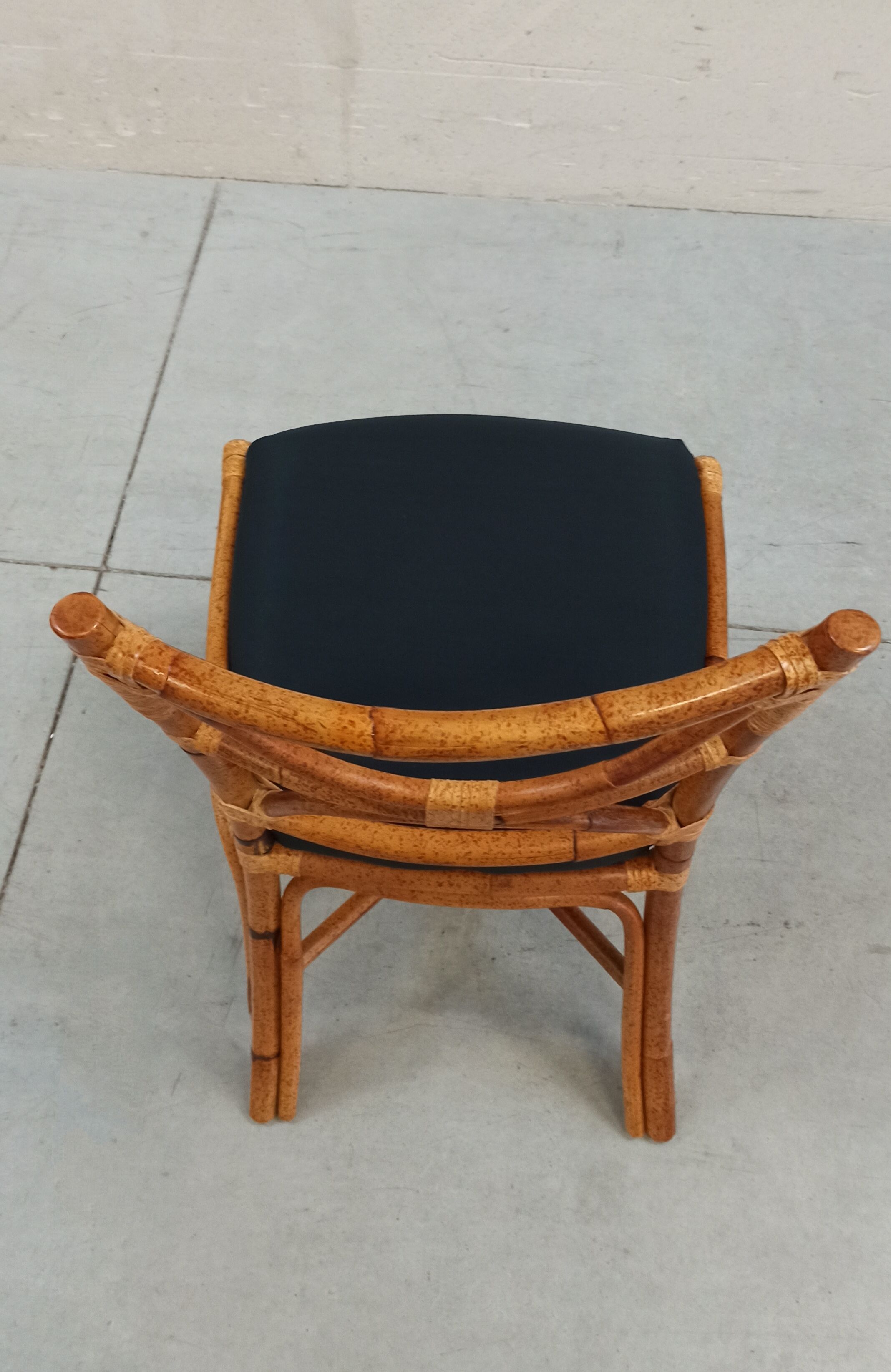 Chaise en bambou Roche Bobois 80's