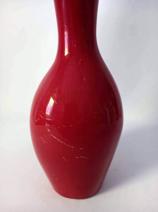 Vintage Eosin Vase • Porcelain • Fürtös György • Zsolnay • 1960