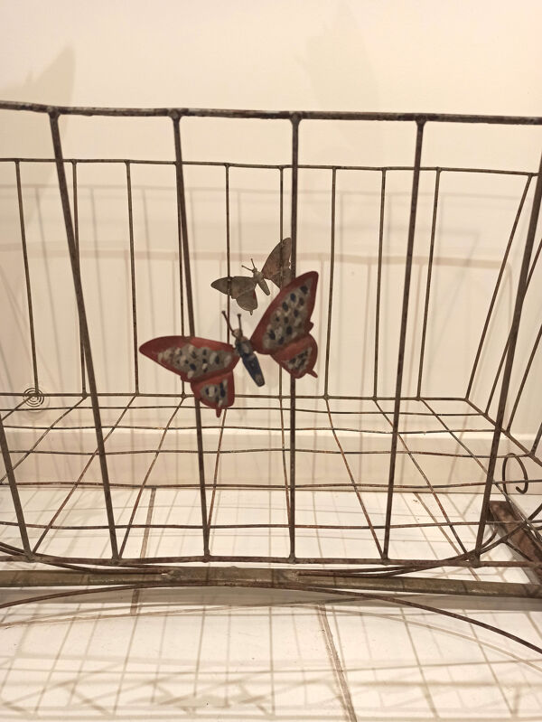 Berceau ancien en métal fin des années 1920