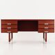 Teak desk, Danish design, 1970s, manufacturer: Eigil Petersens Møbelfabrik