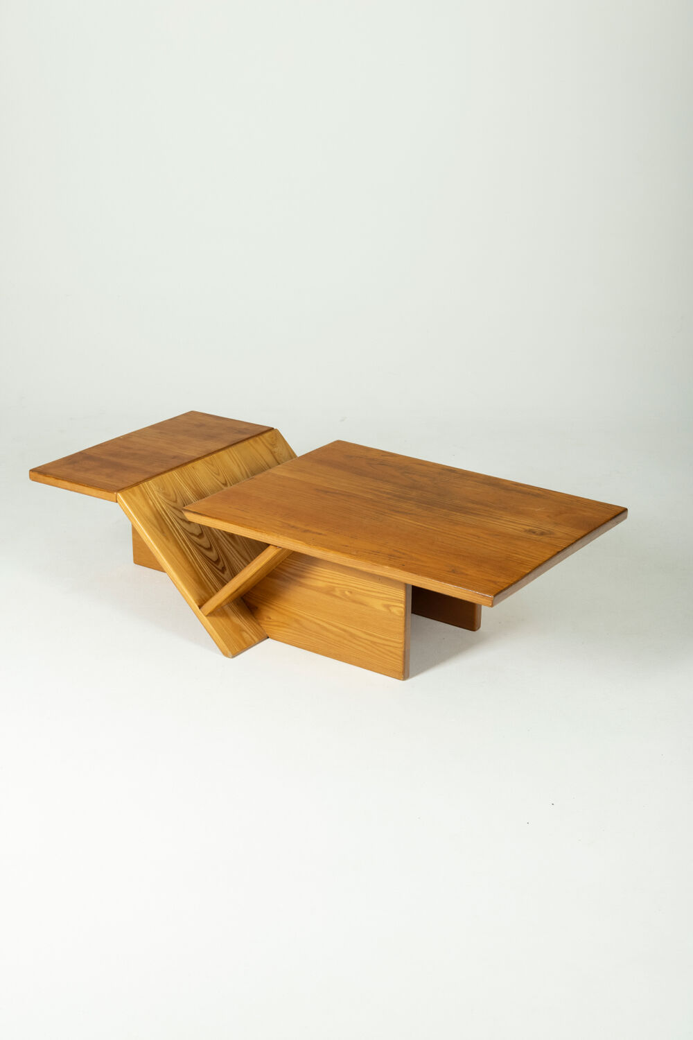 Table basse en chêne massif 1960