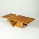 Table basse en chêne massif 1960