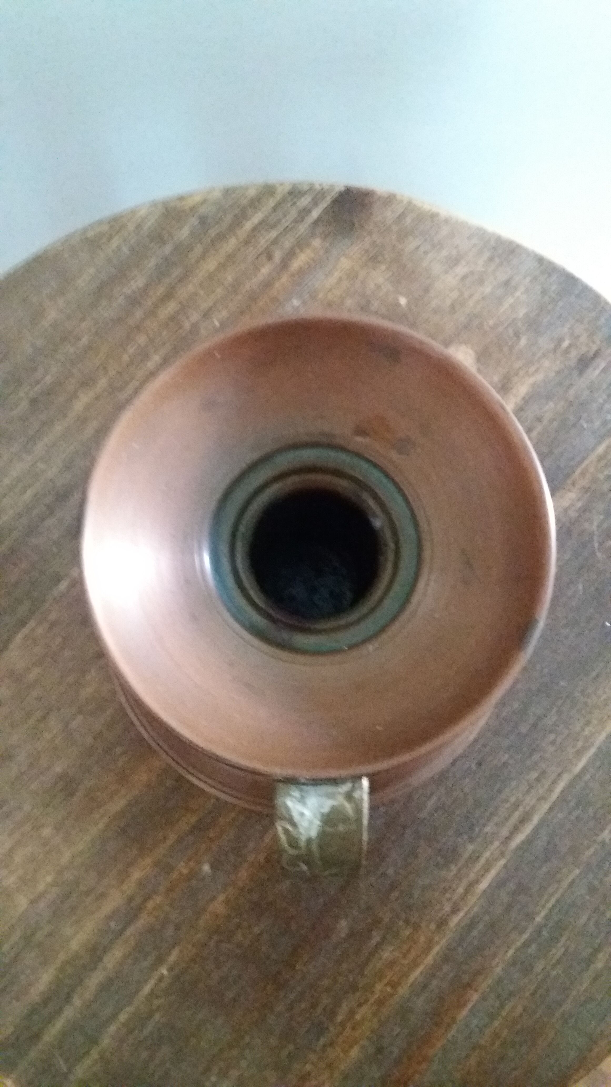 Copper candlestick