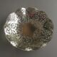 Silver metal bread basket