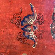 Antique Chinese sideboard with 4 doors + 2 drawers