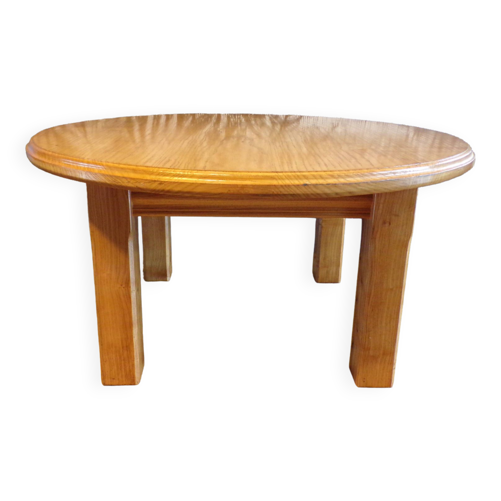 Elm coffee table 1980