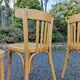 Light wood bistro chairs